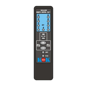 KOKaudio MXA-505 2500 Watt Pro Mixing Amplifier remote control