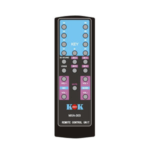 KOKaudio MXA-303 1600 Watt Karaoke Mixing Amplifier remote control